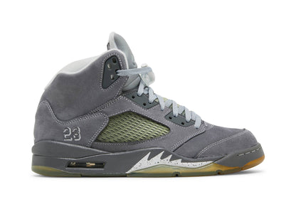 Custom Air Jordan 5 Retro ‘Wolf Grey’ Sneakers