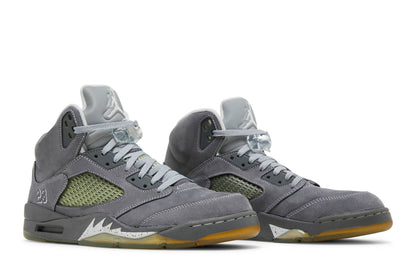 Custom Air Jordan 5 Retro ‘Wolf Grey’ Sneakers