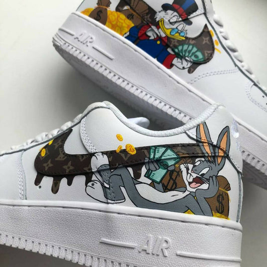 'Donald Duck And Bugs Bunny' Custom Air Force 1