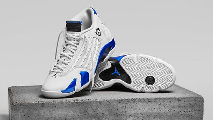 Custom Air Jordan 14 Retro ‘Hyper Royal’ Sneakers