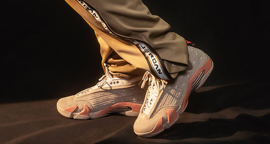 CLOT x Custom Air Jordan 14 Retro Low ‘Terracotta’ Sneakers