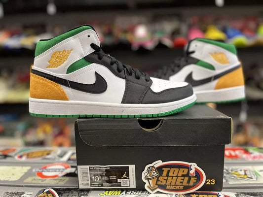 Custom Air Jordan 1 Mid SE ‘Oakland’ Sneakers