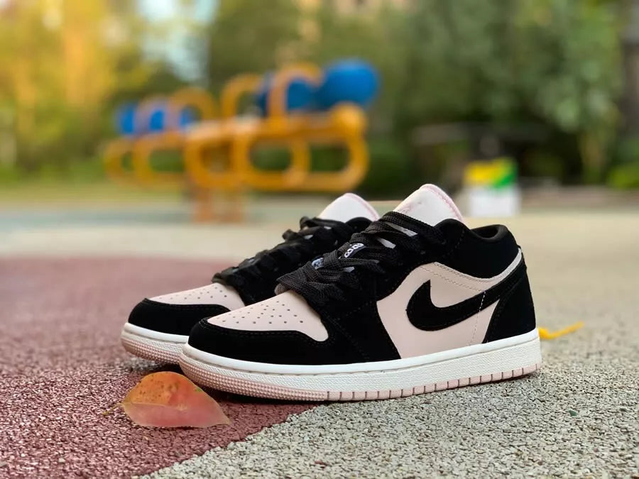 Custom Air Jordan 1 Low ‘Black Guava Ice’ Sneakers