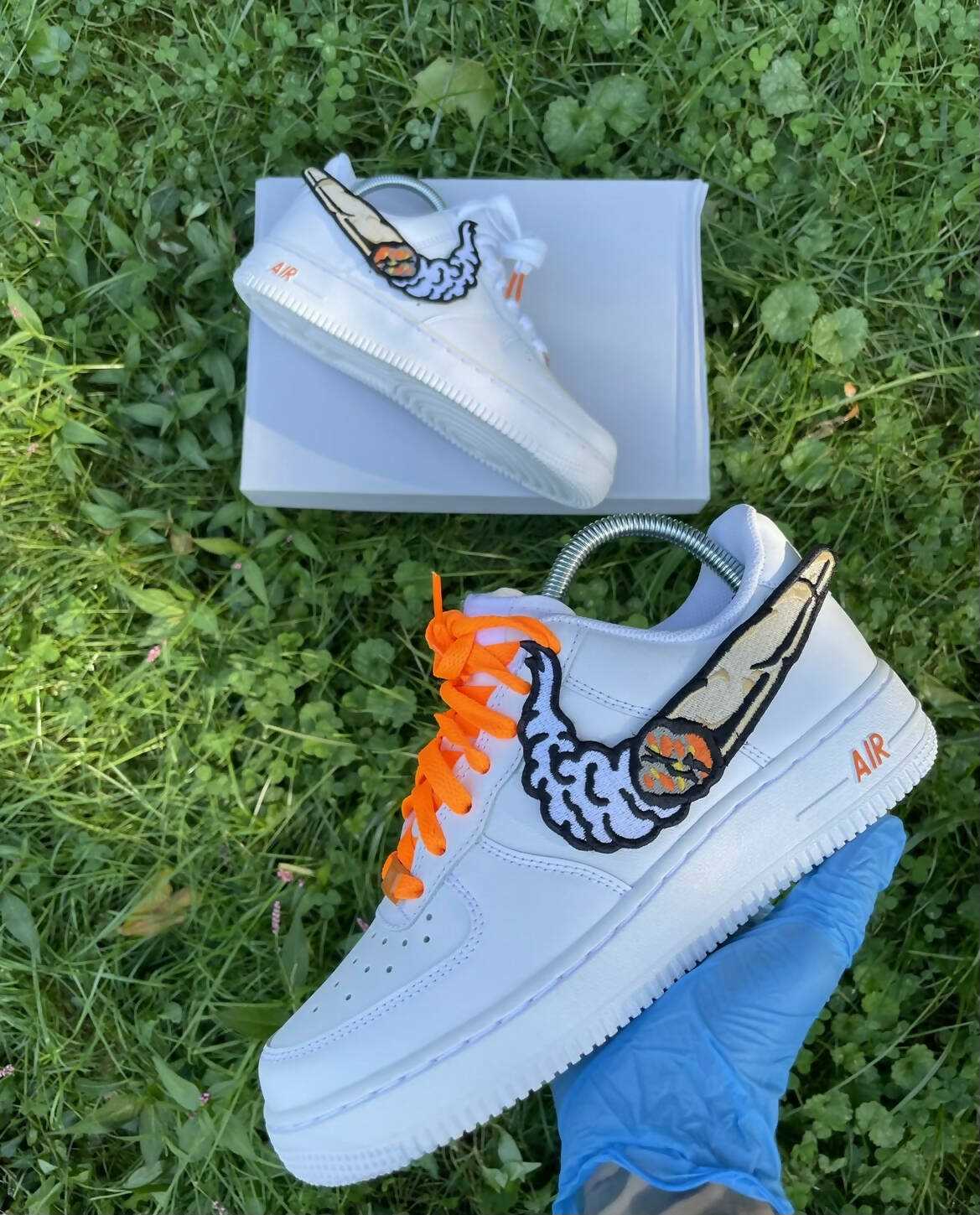 ‘Cloudy’ Custom Air Force 1’s